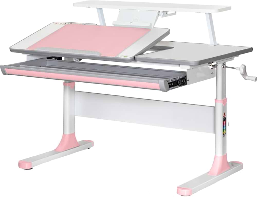 Парта школьная Mealux Vancouver Multicolor PN S50 (BD-620 W/G MC+ PN+ S50 WG)